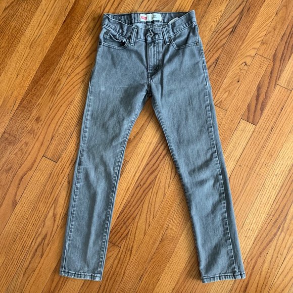 Levi's Gray 510 Skinny 14 Regular Boy's Jeans - Picture 2 of 7